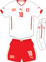 Switzerland team jersey kit 2 (c) Soccerphile.