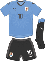 Uruguay team jersey kit 1 (c) Soccerphile.