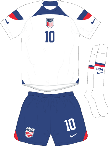 USA home jersey 2022.