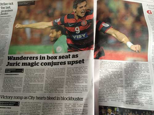 Tomi Juric in the Sydney press.