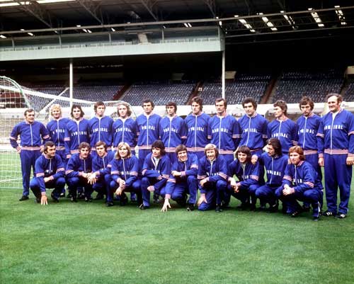 England in Admiral Tracksuits