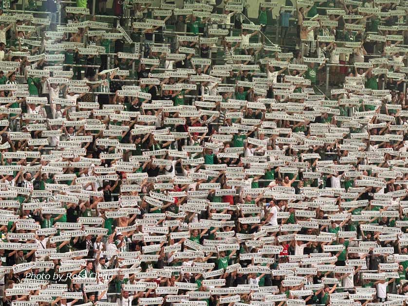 Rapid Wien supporters.
