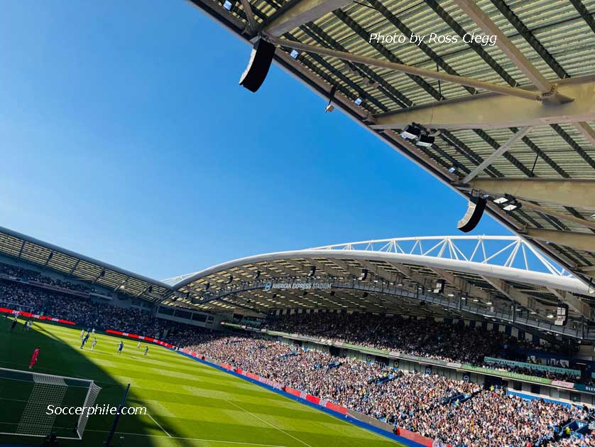 American Express Stadium, Brighton, UK.