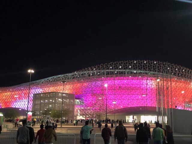 Ahmed bin Ali Stadium.