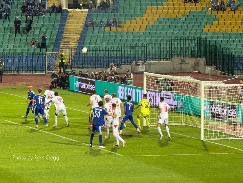 Levski Sofia in action.