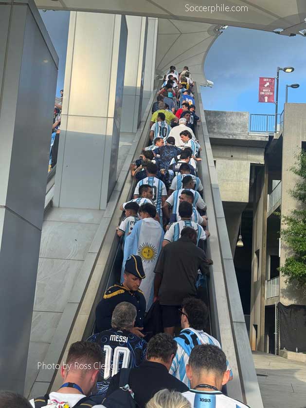 Fans of Argentina on the rise.