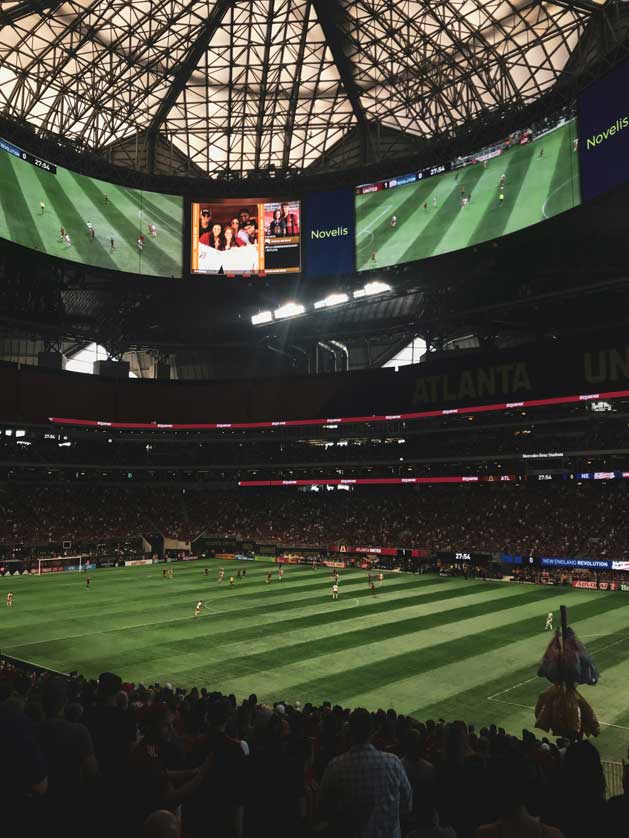 Mercedes Benz Stadium, Atlanta.