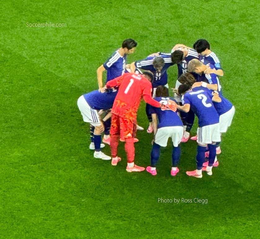 Nippon huddle.