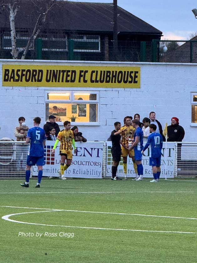 Basford United v Bourne Town.