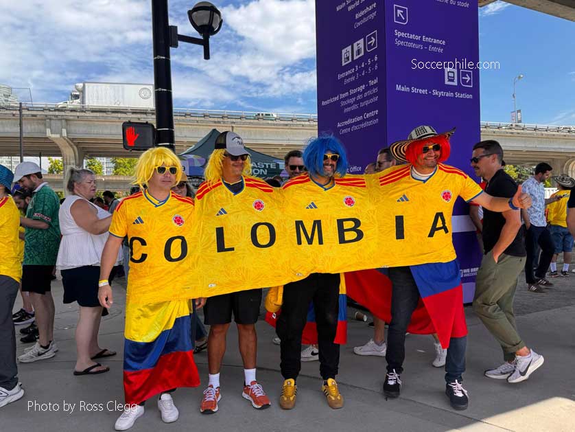 Colombia fans.