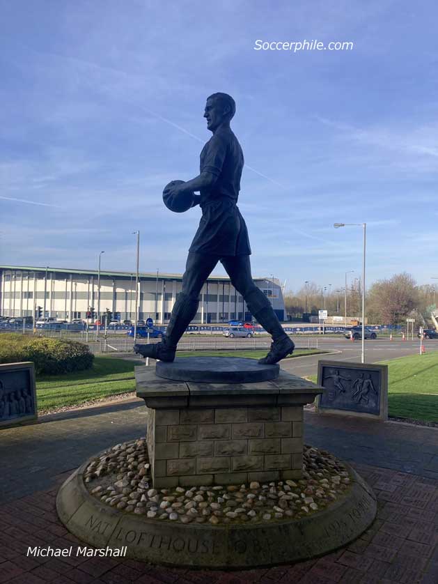 Bolton's greatest player Nat Lofthouse.