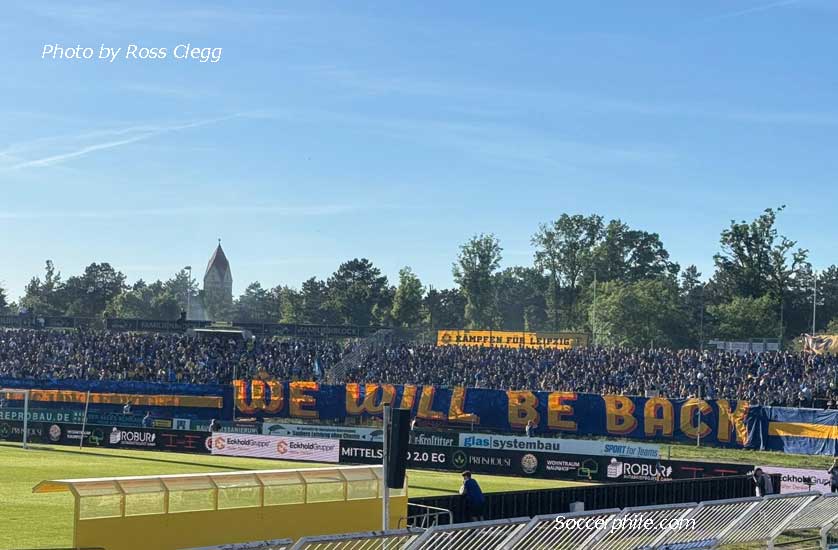Bruno-Plache-Stadion, Leipzig, Germany.