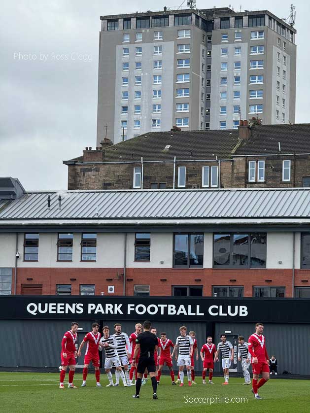 The ground is located in Glasgow.