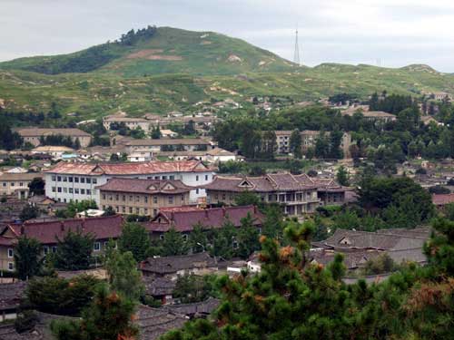 The old quarter of Kaesong, just a few miles north from the DMZ separating North and South Korea.