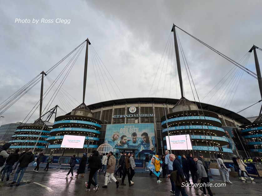 The Etihad Stadium is the home of Manchester City.
