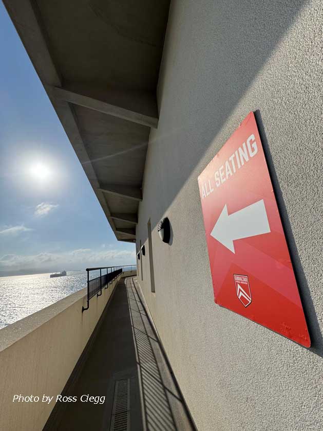 Europa Point Stadium in Gibraltar.