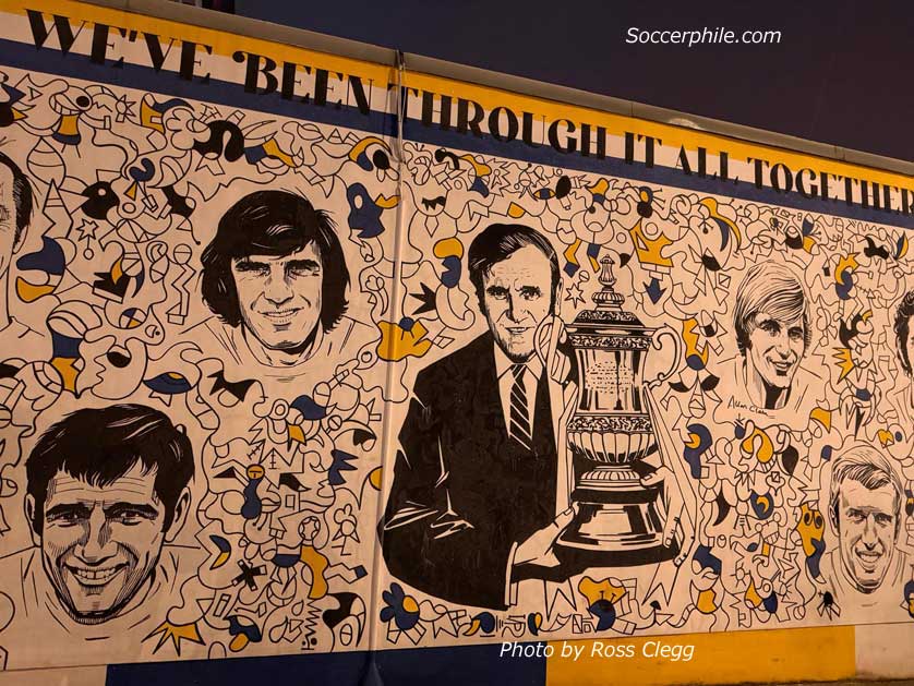 The 1972 FA Cup Winners mural.