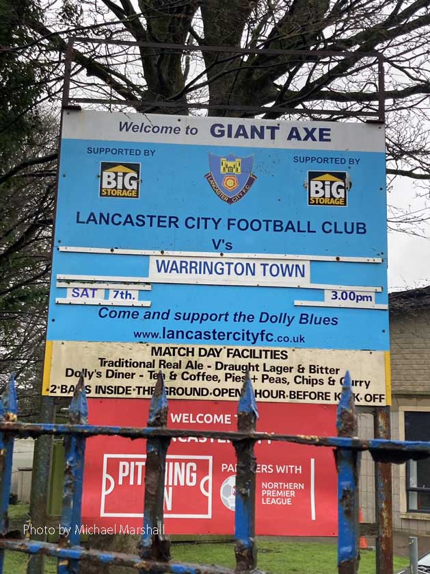 The Giant Axe ground is home to Lancaster City.