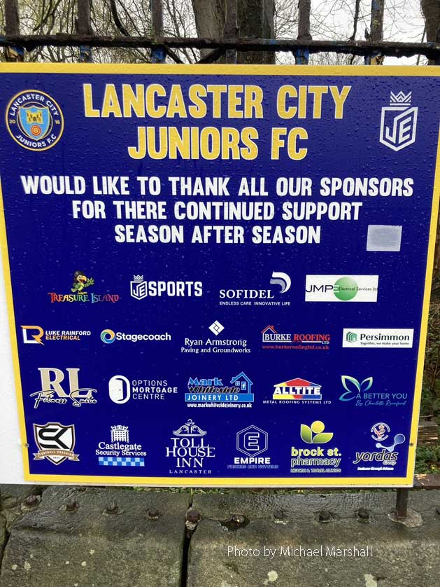 The stadium is the home of Lancaster City.