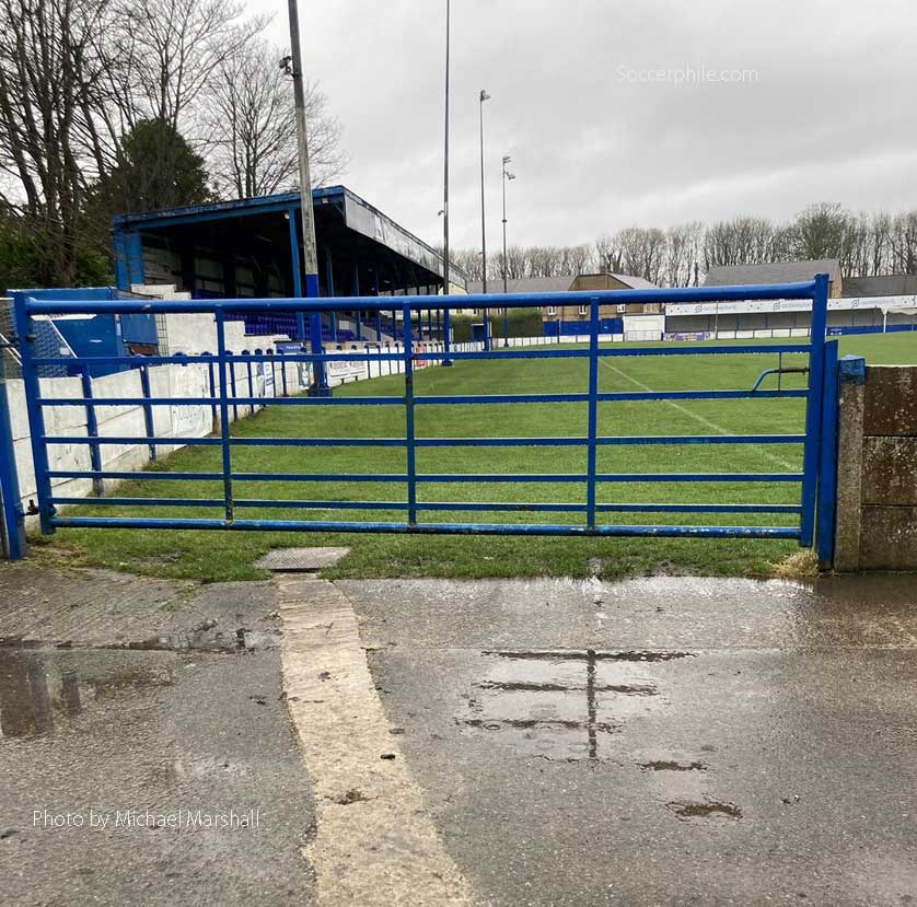 An entrance to the ground.