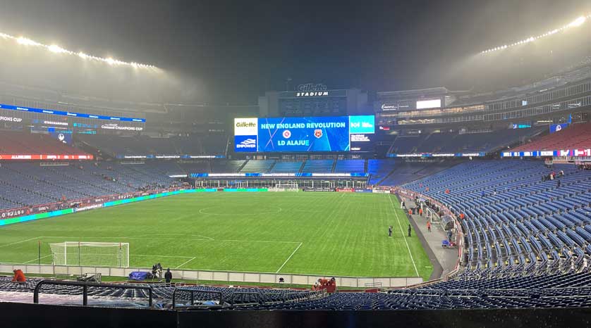 Gillette Stadium, Boston.