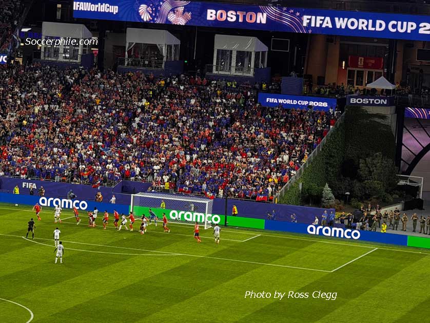 Full house at Boston Stadium, Boston.