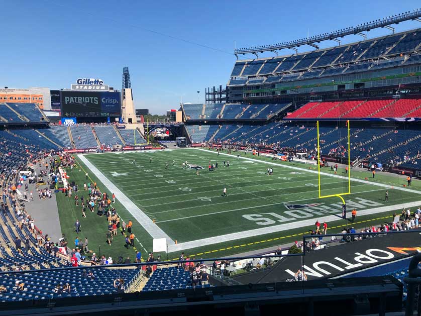 Gillette Stadium, Boston.