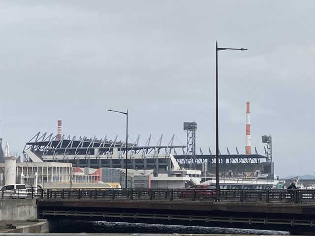 The stadium opened for the 2017 season replacing Honjo Athletics Stadium.
