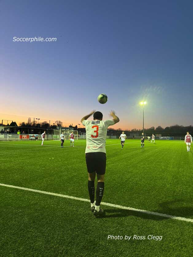Wisbech Town Throw in.