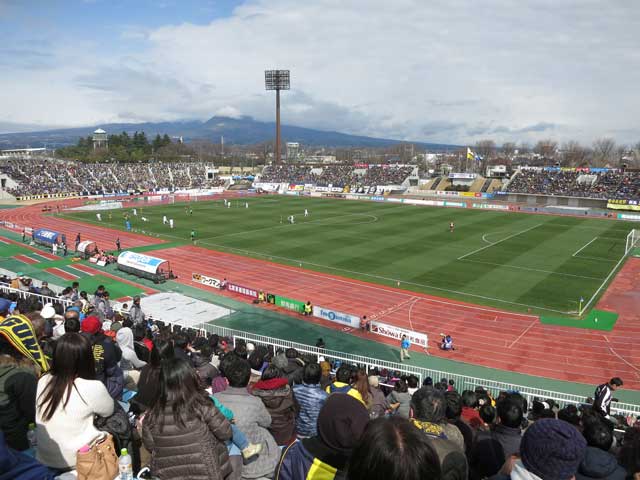Gunma Shikishima Athletic Stadium.