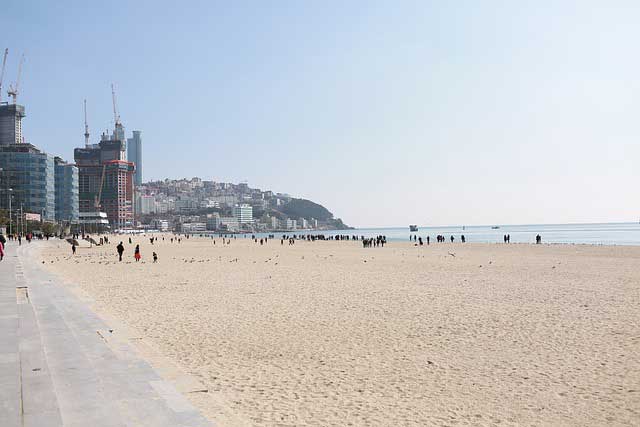 Haeundae Beach.
