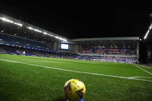 Ibrox Stadium, Glasgow, Scotland.