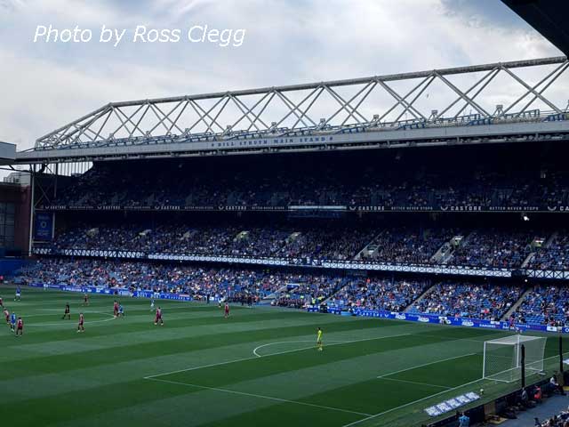 The stadium is the home of Glasgow Rangers.