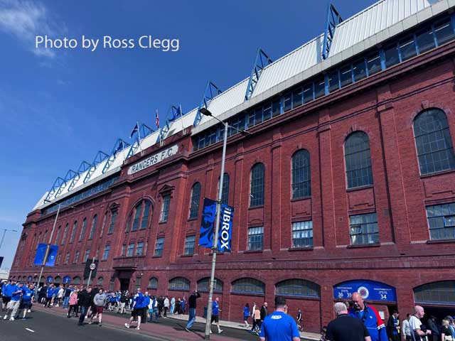 Scottish Premier League Ibrox Stadium.