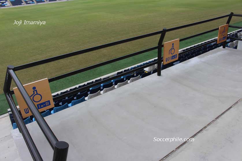 Wheelchair reserved seating.