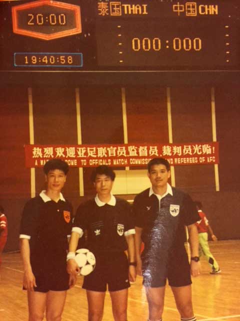 Jimmy Chan - Hong Kong referee.