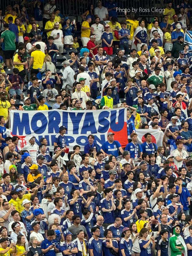 Japan supporters.