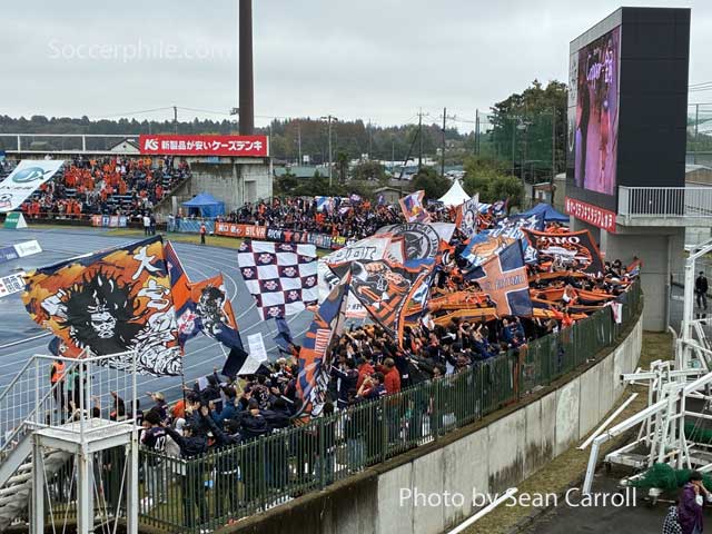 Match action v Omiya Ardija.