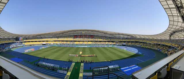 Kanseki Stadium Tochigi, Japan.
