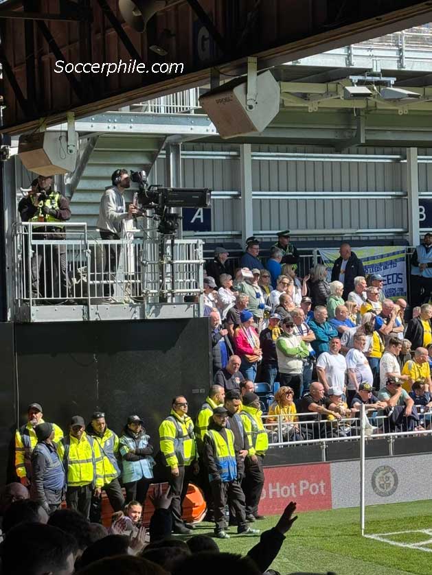 TV gantry.
