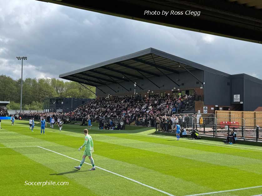 The stadium is the home of Hednesford Town.
