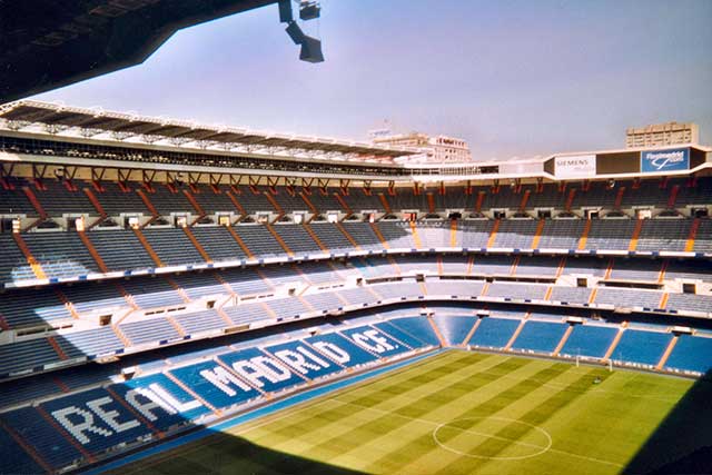 Bernabeu Stadium, madrid, Spain.