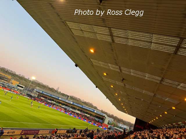 The LNER Stadium, home of Lincoln City.