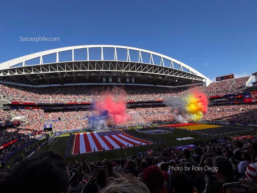 USA v Belgium.