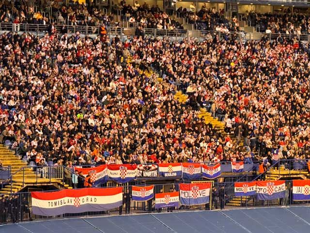 Croatian fans.