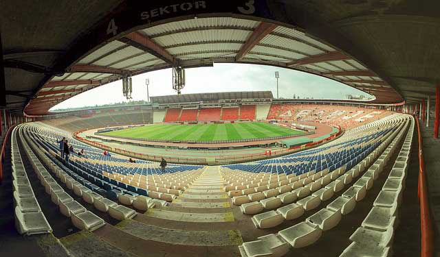 Red Star's Marakana Stadium.