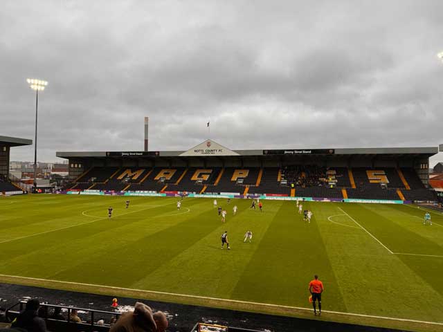 Home of Notts County.