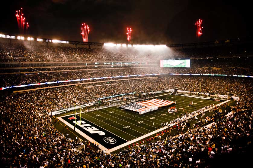 NY Jets night game.