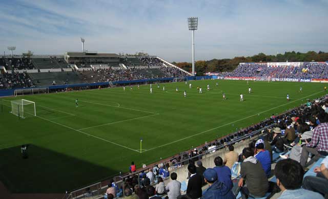 Mitsuzawa Stadium, Yokohama.