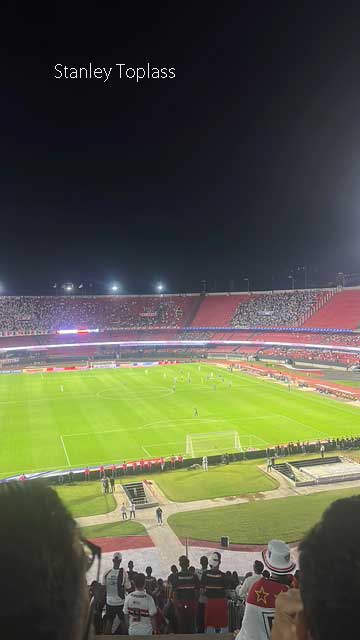 Est&aacute;dio do Morumbi, S&atilde;o Paulo.